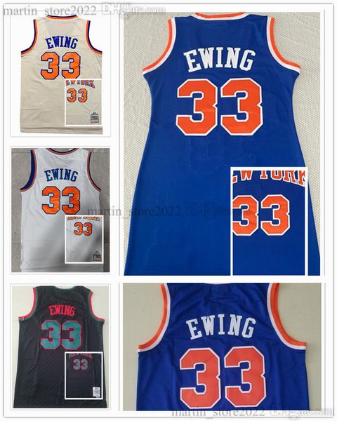 100% stitched mitchell & ness basketball jerseys patrick ewing 33 vintage men women lady embroidery, Black;red
100% stitched mitchell & ness basketball jerseys patrick ewing 33 vintage men women lady embroidery, Black;red