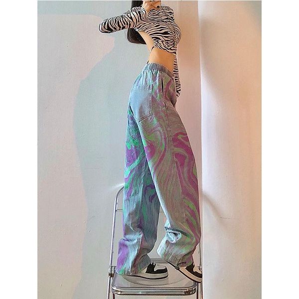 jeans wide jeans for women vintage women's summer trousers trend hippie pants patchwork baggy jeans loose printed tie dye elasticity, Blue
jeans wide jeans for women vintage women's summer trousers trend hippie pants patchwork baggy jeans loose printed tie dye elasticity, Blue