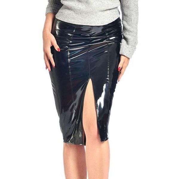 dresses shiny patent leather midi skirts women high waist slim skirt hems split office lady vintage pu leather knee length skirts custom, White;black
dresses shiny patent leather midi skirts women high waist slim skirt hems split office lady vintage pu leather knee length skirts custom, White;black