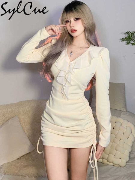 party dresses apricot simple bright atmospheric intellectual elegant knitted elastic women's autumn all-match single dress girl 230322, White;black
party dresses apricot simple bright atmospheric intellectual elegant knitted elastic women's autumn all-match single dress girl 230322, White;black