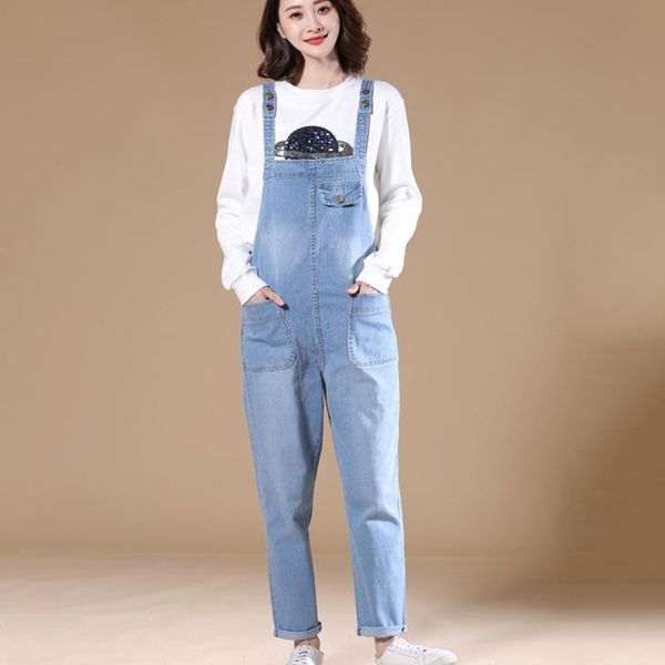 jeans pocket harem brand overalls shoulder straps big l5xl 6xl 7xl 8xl denim jeans women casual fashion suspenders pants loose, Blue
jeans pocket harem brand overalls shoulder straps big l5xl 6xl 7xl 8xl denim jeans women casual fashion suspenders pants loose, Blue