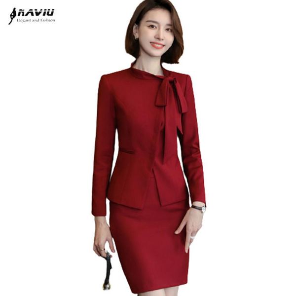 pants red suits women high end new business fashion temperament bow design long sleeve formal blazer and skirt office ladies work wear, White
pants red suits women high end new business fashion temperament bow design long sleeve formal blazer and skirt office ladies work wear, White