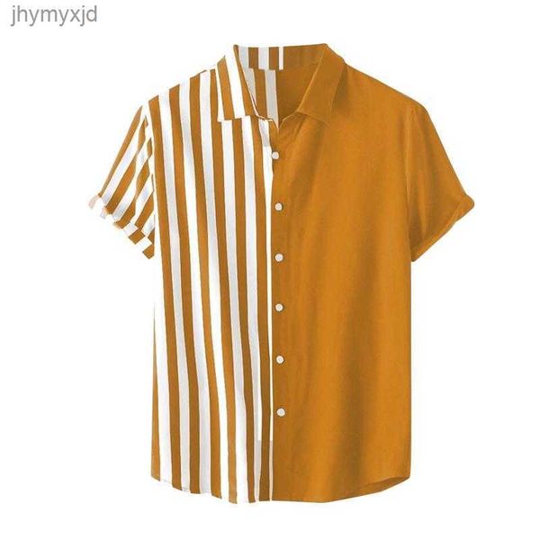 men's casual shirts stripe print splice for men hawaiian 2021 summer short sleeve button turn-down collar beach shirt streetwear 3 twtn, White;black
men's casual shirts stripe print splice for men hawaiian 2021 summer short sleeve button turn-down collar beach shirt streetwear 3 twtn, White;black