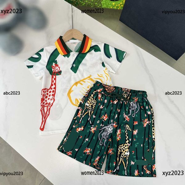 2023 kids designer clothes child sets baby sets 2pcs summer suits animal printed polo shirt shirt and elastic waist shorts new arrival, White
2023 kids designer clothes child sets baby sets 2pcs summer suits animal printed polo shirt shirt and elastic waist shorts new arrival, White