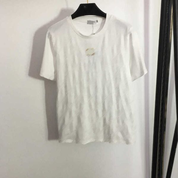23ss tee womens t-shirt womens designer clothing round neck pure cotton logo embroidery plaid braided hardware decoration short sleeve t-sh, White
23ss tee womens t-shirt womens designer clothing round neck pure cotton logo embroidery plaid braided hardware decoration short sleeve t-sh, White