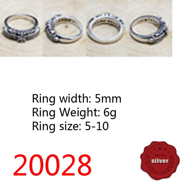 20028 s925 sterling silver ring cross flower diamond letter punk hip hop network red personalized simple couple style gift for lovers
20028 s925 sterling silver ring cross flower diamond letter punk hip hop network red personalized simple couple style gift for lovers