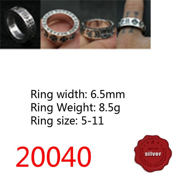 20040 s925 sterling silver ring cross flower letter punk hip hop network red personalized simple couple style lover gift
20040 s925 sterling silver ring cross flower letter punk hip hop network red personalized simple couple style lover gift