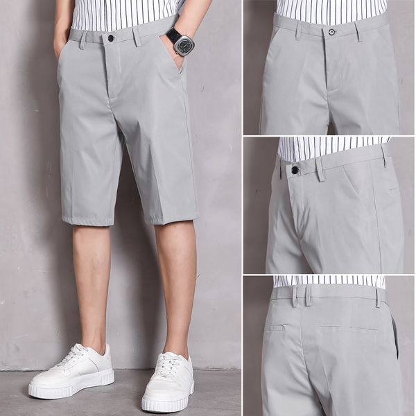 men's shorts summer solid shorts male casual business social men shorts hombre shorts 230427, White;black
men's shorts summer solid shorts male casual business social men shorts hombre shorts 230427, White;black