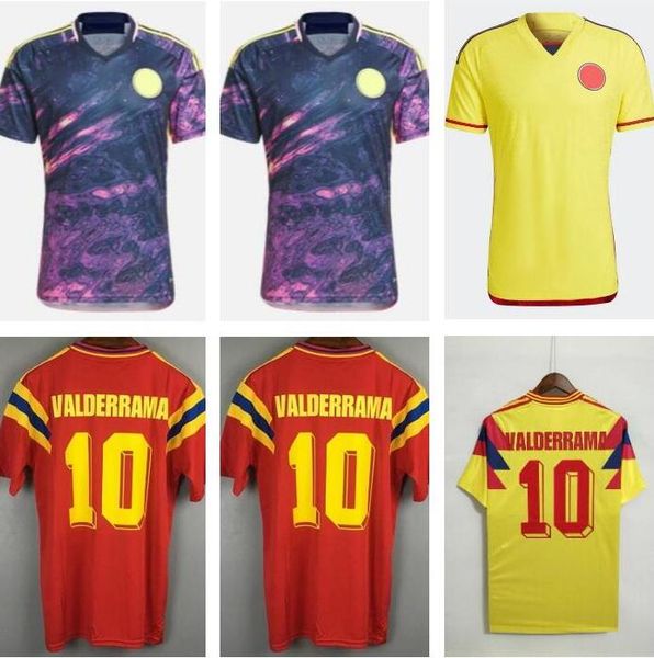 player version 22 23 24 colombia away soccer jerseys 2023 2024 1990 retro valderrama james copa america football shirt falcao camiseta de fu, Black;yellow
player version 22 23 24 colombia away soccer jerseys 2023 2024 1990 retro valderrama james copa america football shirt falcao camiseta de fu, Black;yellow