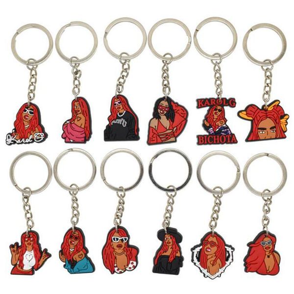 wholesale cartoon anime keychains pvc soft rubber diy oranment keyring car bag pendant gift, Silver
wholesale cartoon anime keychains pvc soft rubber diy oranment keyring car bag pendant gift, Silver