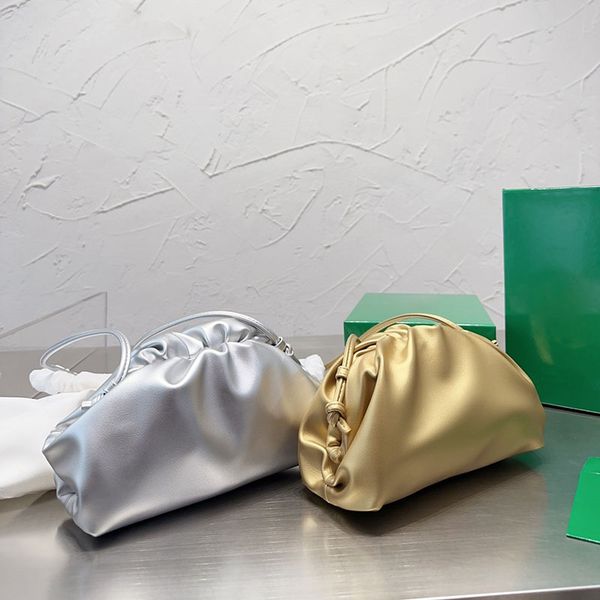 silver designer cloud handbag women's shell clutch bags adjustable shoulder strap gold evening bags 22cm
silver designer cloud handbag women's shell clutch bags adjustable shoulder strap gold evening bags 22cm