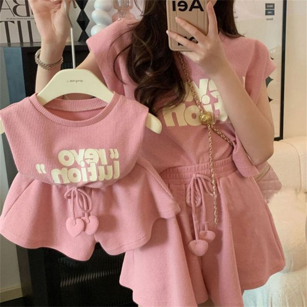 family matching outfits mommy and daughter clothing sets korean fashion mom baby girls matching outfits summer womens clothes children 2pcs, Blue
family matching outfits mommy and daughter clothing sets korean fashion mom baby girls matching outfits summer womens clothes children 2pcs, Blue