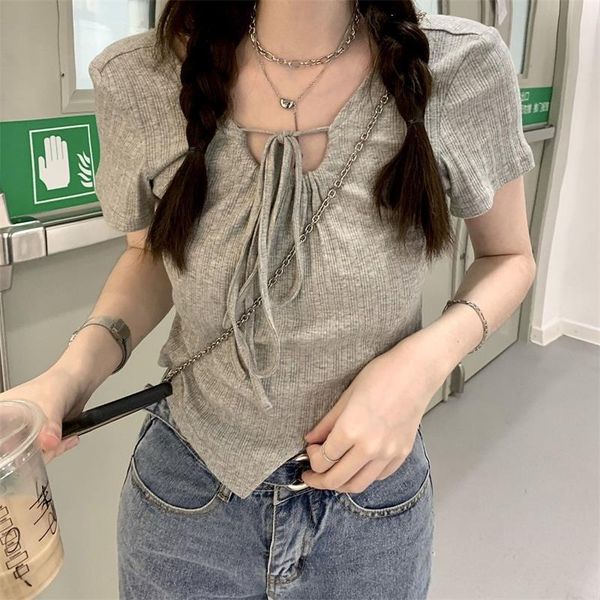 women's t-shirt summer short sleeve tee women solid harajuku crop korean fashion round neck t shirt y2k aesthetic fairy slim e-girl 23, White
women's t-shirt summer short sleeve tee women solid harajuku crop korean fashion round neck t shirt y2k aesthetic fairy slim e-girl 23, White