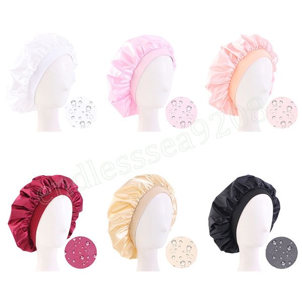 thick shower cap reusable extra large bath cap for women satin eva waterproof long hair elastic caps bathroom accessories, Blue;gray
thick shower cap reusable extra large bath cap for women satin eva waterproof long hair elastic caps bathroom accessories, Blue;gray