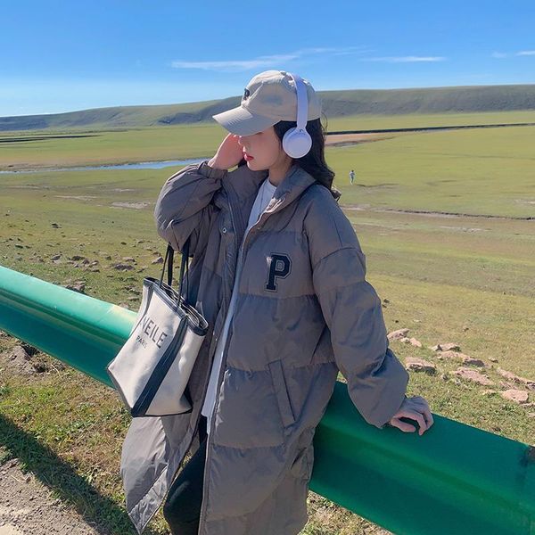 leather white long jacket woman parkas 2022 autumn and winter korean fashion thicken warm bubble coat oversized loose puffer outerwear, Black
leather white long jacket woman parkas 2022 autumn and winter korean fashion thicken warm bubble coat oversized loose puffer outerwear, Black
