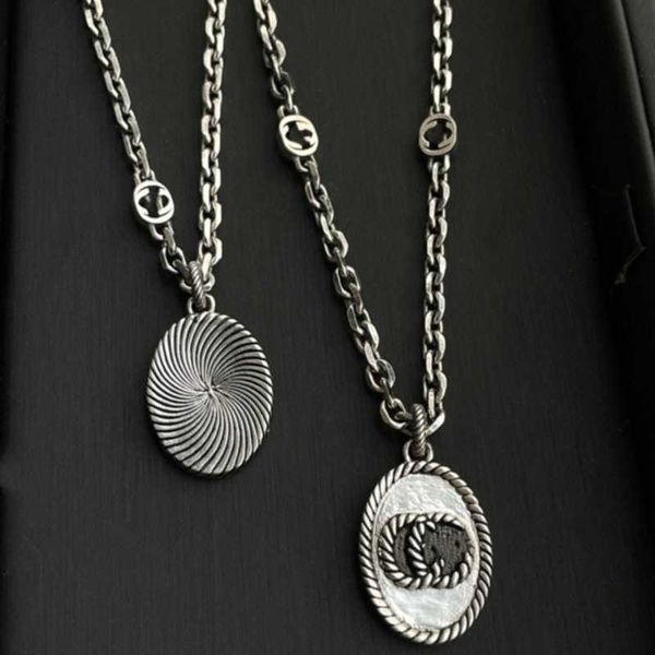 gujia 925 silver antique fried dough twists letter necklace oval carved pendant for men and women, Black
gujia 925 silver antique fried dough twists letter necklace oval carved pendant for men and women, Black