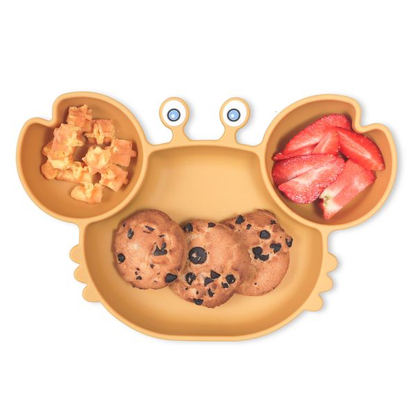 cups dishes utensils baby silicone feeding plate cartoon crab bpa waterproof silicone dining bowl children tableware 230428
cups dishes utensils baby silicone feeding plate cartoon crab bpa waterproof silicone dining bowl children tableware 230428