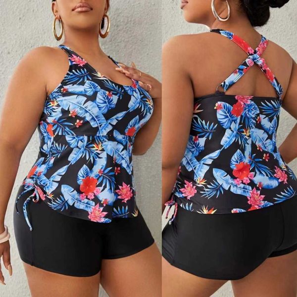 fat 2023 large lady high waist flat angle split print fat mm bikini women's swimwear
fat 2023 large lady high waist flat angle split print fat mm bikini women's swimwear