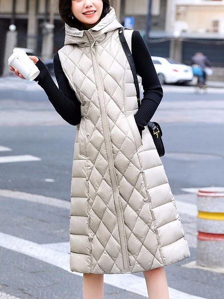 leather lusumily winter long vest women warm hooded cotton waistcoat female vest coat thick cotton padded long gilet sleeveless jacket, Black
leather lusumily winter long vest women warm hooded cotton waistcoat female vest coat thick cotton padded long gilet sleeveless jacket, Black