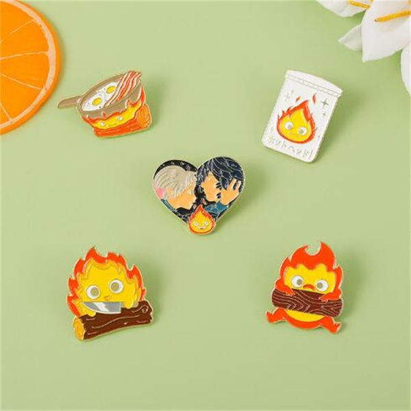 new european and american brooch, anime, film and television, surrounding castles, small flames, creative and funny personality, cartoon bro, Gray
new european and american brooch, anime, film and television, surrounding castles, small flames, creative and funny personality, cartoon bro, Gray