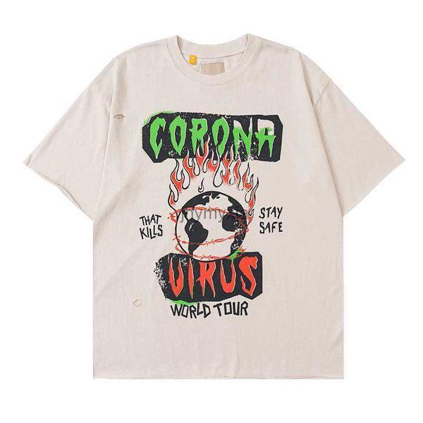 22ss spring summer usa hole flame earth vintage t shirts short sleeve mens tshirt women clothes casual cotton tee hq26, White;black 
22ss spring summer usa hole flame earth vintage t shirts short sleeve mens tshirt women clothes casual cotton tee hq26, White;black