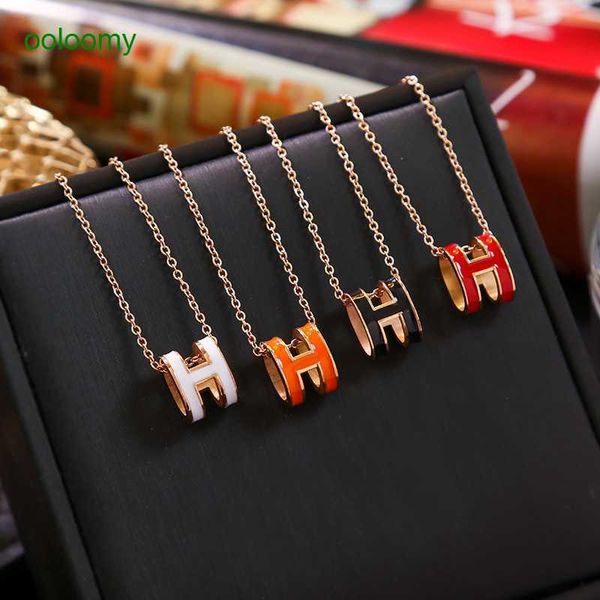 hemres designer necklace 2023 new rose gold lock bone chain japanese and korean fashion temperament h letter titanium steel colorless neckla, Black
hemres designer necklace 2023 new rose gold lock bone chain japanese and korean fashion temperament h letter titanium steel colorless neckla, Black