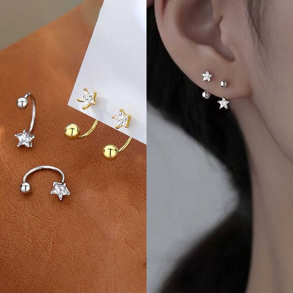 charm 2 buah anting telinga model d cz kristal bintang baja tahan karat perhiasan tindik tulang rawan tragus warna perak untuk wanita aa2304, Golden
charm 2 buah anting telinga model d cz kristal bintang baja tahan karat perhiasan tindik tulang rawan tragus warna perak untuk wanita aa2304, Golden