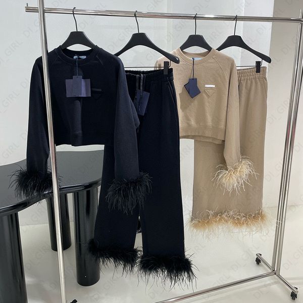 Women Dress Fashion Slim Crew Neck Hoodie Sweatpants Suit Designer Street Feather Sleeve Style Casual Split Skirt SML di_girl Di_girl, Blackhoodie
Women Dress Fashion Slim Crew Neck Hoodie Sweatpants Suit Designer Street Feather Sleeve Style Casual Split Skirt SML di_girl Di_girl, Blackhoodie