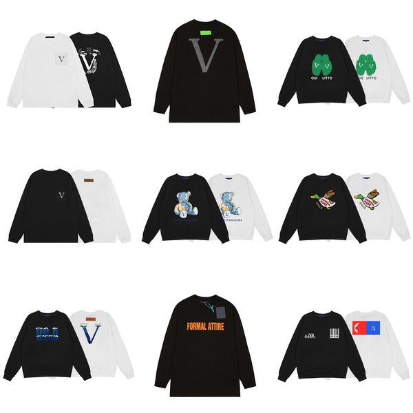 15styles mens designer sweatshirts cotton hoodies casual loose round neck long sleeved t-shirt couple sweater spring and autumn pullover qk, Black
15styles mens designer sweatshirts cotton hoodies casual loose round neck long sleeved t-shirt couple sweater spring and autumn pullover qk, Black