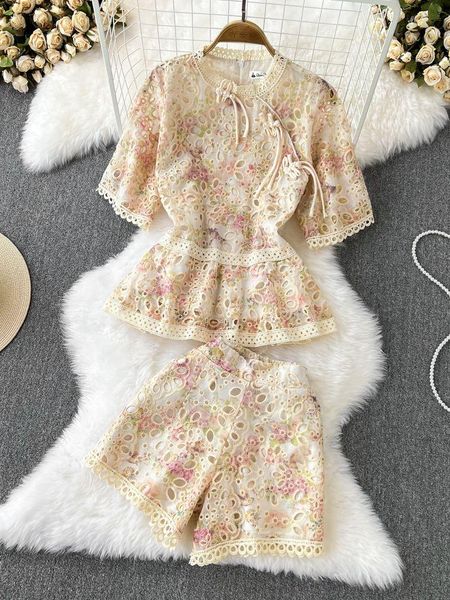 dress elegant floral embroidery cotton suit set women chinese knot hollow out flower shirt + wide leg shorts summer two pieces set, White
dress elegant floral embroidery cotton suit set women chinese knot hollow out flower shirt + wide leg shorts summer two pieces set, White