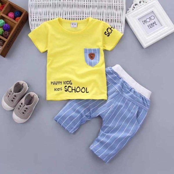 clothing sets kids two-piece korean baby clothes girls summer, White