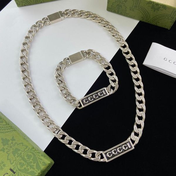 fashionable designer collar choker statement necklace silver plated letter chunky thick chain chokers necklace bracelet for women jewelry lo, Golden;silver
fashionable designer collar choker statement necklace silver plated letter chunky thick chain chokers necklace bracelet for women jewelry lo, Golden;silver