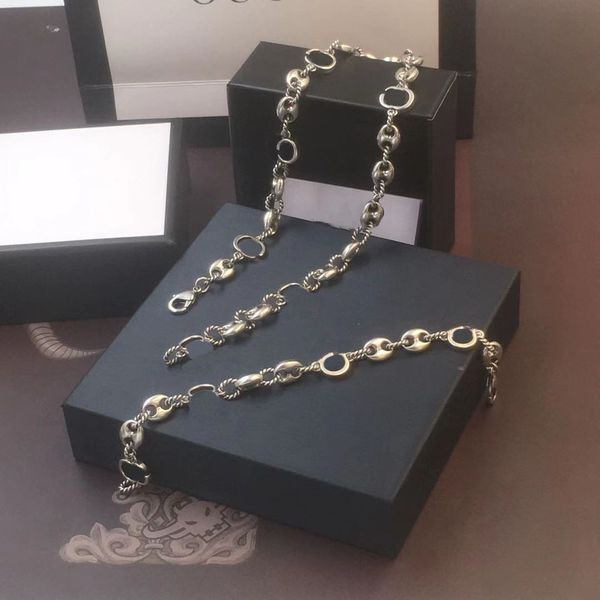 silver chain necklace letters for man woman lover fashion designer bracelet chains jewelry supply, Golden;silver
silver chain necklace letters for man woman lover fashion designer bracelet chains jewelry supply, Golden;silver