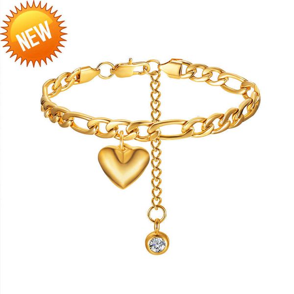 anklets anklet for women gold color stainless steel cuban link ankle bracelets summer fashion leg chain beach foot jewelry ancklets 230228, Red;blue
anklets anklet for women gold color stainless steel cuban link ankle bracelets summer fashion leg chain beach foot jewelry ancklets 230228, Red;blue