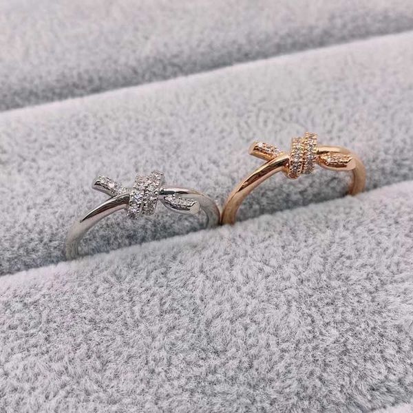 trendy tiffay knot rope ring for women's light luxury and advanced sense pair bow high edition firw, Silver
trendy tiffay knot rope ring for women's light luxury and advanced sense pair bow high edition firw, Silver