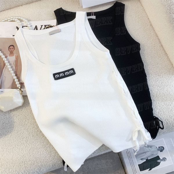 strap drawstring tanks women knitted t shirts sleeveless sport yoga vest tees, White
strap drawstring tanks women knitted t shirts sleeveless sport yoga vest tees, White