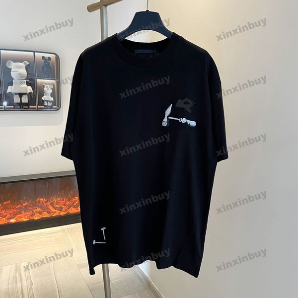 xinxinbuy men designer tee t shirt 23ss multiple tools embroidery 1854 print short sleeve cotton women black blue m-2xl, Black;brown
xinxinbuy men designer tee t shirt 23ss multiple tools embroidery 1854 print short sleeve cotton women black blue m-2xl, Black;brown
