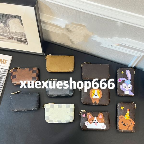 luxury designer letter key wallet ladies plaid keychain coin purses mini clutch bags with keychain brand dog rabbit lion women and men keyri, Red;blue
luxury designer letter key wallet ladies plaid keychain coin purses mini clutch bags with keychain brand dog rabbit lion women and men keyri, Red;blue