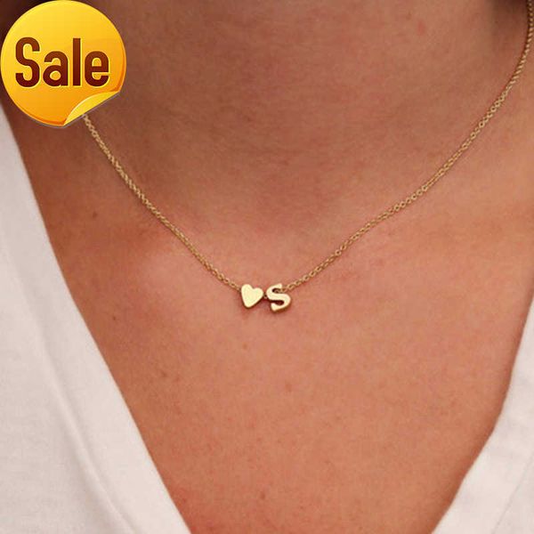 fashion tiny heart dainty initial necklace gold silver color letter name choker necklaces for women pendant jewelry gift
fashion tiny heart dainty initial necklace gold silver color letter name choker necklaces for women pendant jewelry gift