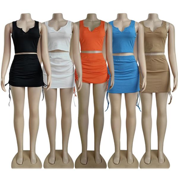q6124 european american women's two piece dress summer new sleeveless small fragrance skirt fresh leisure suit, White
q6124 european american women's two piece dress summer new sleeveless small fragrance skirt fresh leisure suit, White