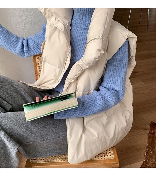 vests 2021 new women's hooded jackets spring autumn causal vest women basic jacket coats zipper loose jackets famale oversize, Black;white
vests 2021 new women's hooded jackets spring autumn causal vest women basic jacket coats zipper loose jackets famale oversize, Black;white
