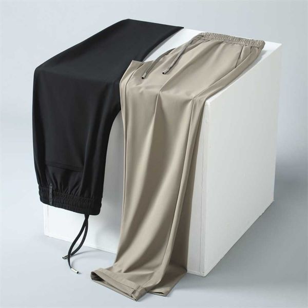 men's pants high-end men's pants summer thin ice silk elastic quick-drying men's casual pants elastic waist straight, Black
men's pants high-end men's pants summer thin ice silk elastic quick-drying men's casual pants elastic waist straight, Black