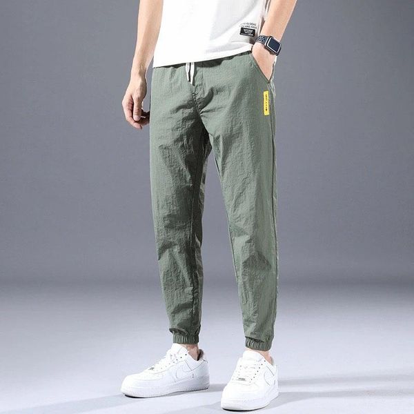 pants summer ice silk men pants sports outdoor casual trousers elastic waist drawstring comfortable male long cool loose pant 5xl, Black
pants summer ice silk men pants sports outdoor casual trousers elastic waist drawstring comfortable male long cool loose pant 5xl, Black