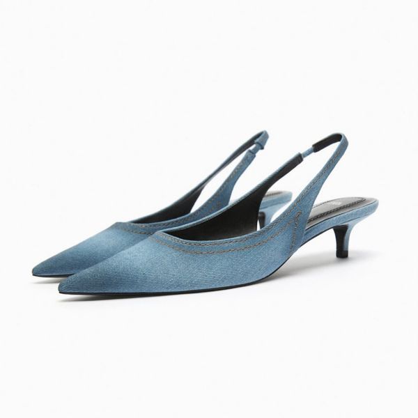dress shoes 2023 musim panas baru kain denim biru hak tinggi kucing perempuan dengan sepatu runcing mulut dangkal tunggal sandal kepala pake, Black
dress shoes 2023 musim panas baru kain denim biru hak tinggi kucing perempuan dengan sepatu runcing mulut dangkal tunggal sandal kepala pake, Black