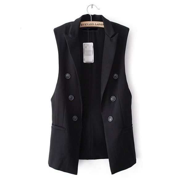 leather #0711 spring autumn black white vest waistcoat women slim sleeveless jacket female long blazer vest waistcoat femme buttons
leather #0711 spring autumn black white vest waistcoat women slim sleeveless jacket female long blazer vest waistcoat femme buttons