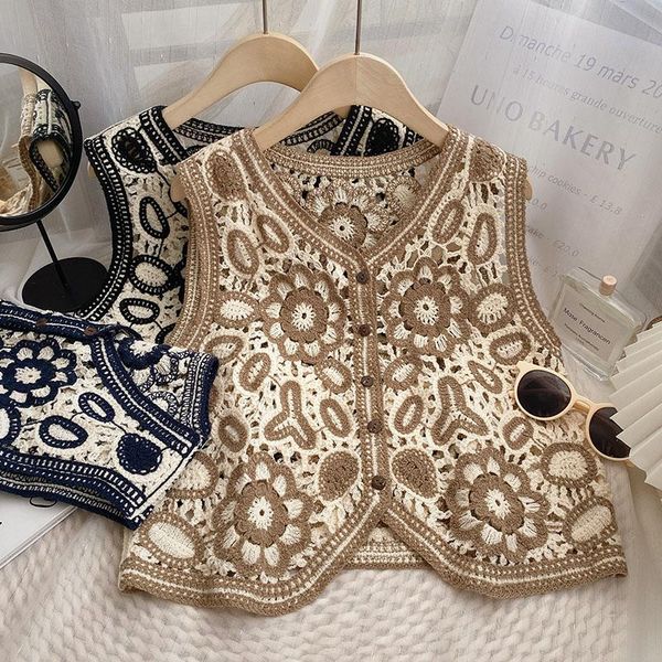 leather oumea women clothing crochet vest sweater knit sleeveless cardigan with buttons casual open knit outwear, Black
leather oumea women clothing crochet vest sweater knit sleeveless cardigan with buttons casual open knit outwear, Black