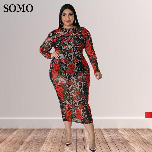 t-shirt 2022 autumn ladies plus size dress fashion see through long sleeve stretch print long dresses women wholesale dropshipping, Black
t-shirt 2022 autumn ladies plus size dress fashion see through long sleeve stretch print long dresses women wholesale dropshipping, Black