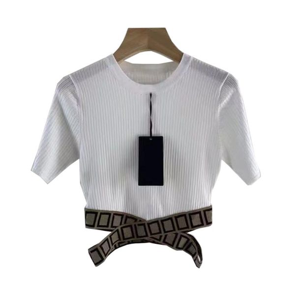 summer designer womens t shirt crewneck pure cotton high-end luxury waist revealing knits original logo f letter asian code, White
summer designer womens t shirt crewneck pure cotton high-end luxury waist revealing knits original logo f letter asian code, White