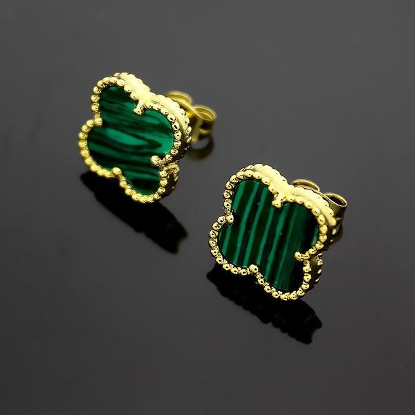 fashion vintage four leaf clover charm stud earrings back mother-of-pearl silver 18k gold plated agate for women&girls valentine's moth, Golden;silver
fashion vintage four leaf clover charm stud earrings back mother-of-pearl silver 18k gold plated agate for women&girls valentine's moth, Golden;silver