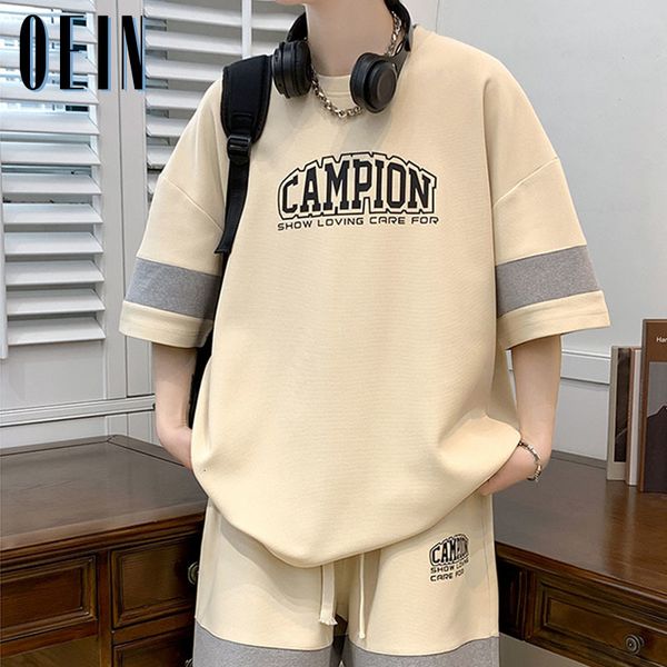 mens tracksuits summer suit men hong kong style short sleeve tshirt sets korean streetwear tracksuit casual preppy shorts two piece sets 230, Gray
mens tracksuits summer suit men hong kong style short sleeve tshirt sets korean streetwear tracksuit casual preppy shorts two piece sets 230, Gray